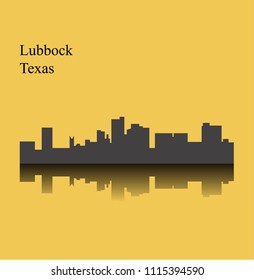 Lubbock, Texas ( City Silhouette )