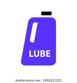 Lube transport flat icon, vector illustration
