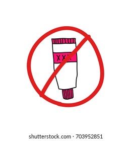lubricant doodle icon