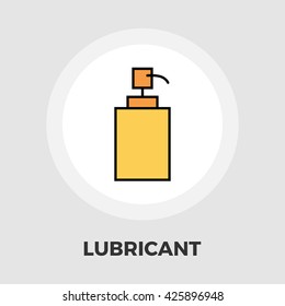 Lubricant icon vector. Flat icon isolated on the white background. Editable EPS file. Vector illustration.