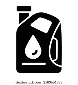 Lubricant Vector Glyph Icon Vector Design