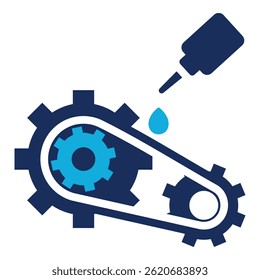 Lubrication Icon Element For Design