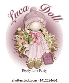 Luca Doll, ready for a party