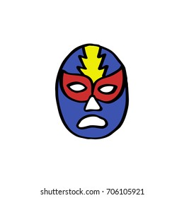 Lucha libre, Luchador mexican Wrestling Maske Doodsymbol