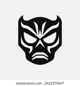 Lucha libre mask icon - Simple Vector Illustration