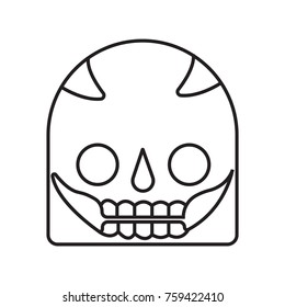 Lucha libre, mexican wrestling mask icon outline