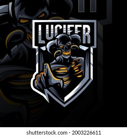 Lucifer mascot logo esport templates design