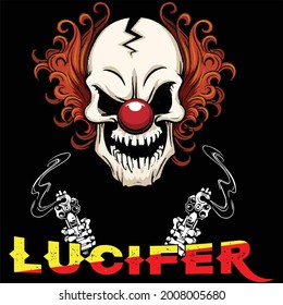 Lucifer Vector T-Shirt Design 2021