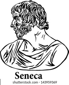 Lucius Annaeus Seneca, a Roman Stoic philosopher, statesman and dramatist.