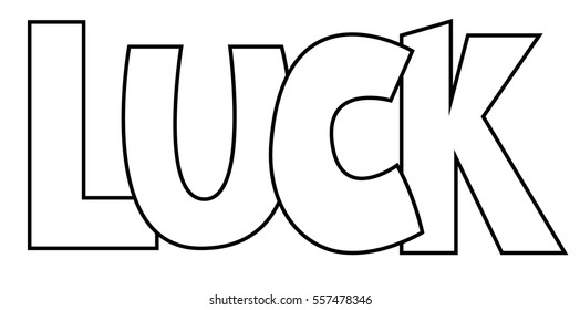Luck Coloring Page