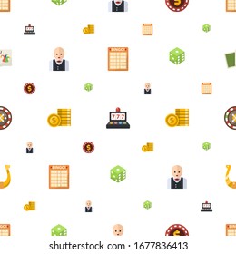los iconos de suerte se combinan perfectamente. Incluido Bingo plano editable, máquina tragamonedas, casino Chip, Croupier, apuesta, dados, ruleta, herradura, iconos Joker. iconos de suerte para web y móvil.