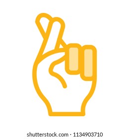 luck lie hand gesture 