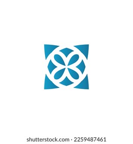 luck logo four leaf clover luck symbol icon
