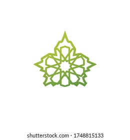 Logo-Symbol für Glück-Verzierung, Vektorgrafik