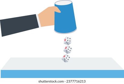Luck for success, blessing for work opportunity, fortune or chance, good luck or happiness concept

