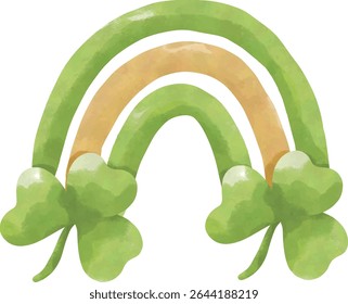 Clipart do chuveiro do bebê da sorte, o trevo bonito e o pacote PNG recém-nascido