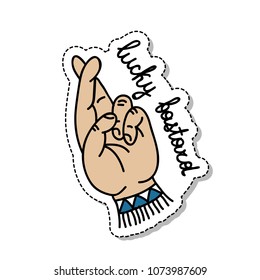 lucky bastard illustration traditional tattoo flash