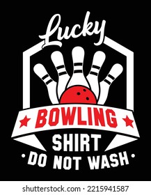 LUCKY BOWLING SHIRT DO NOT WASH