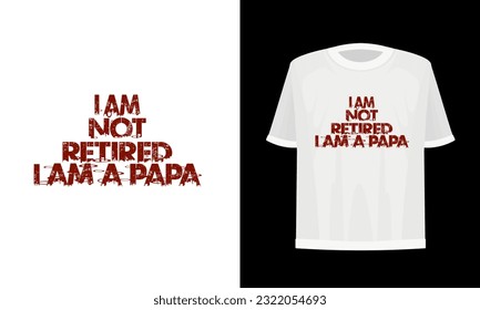 Ich habe so viel Glück wie möglich, denn der beste Papa der Welt gehört mir. Papa T-Shirt Design Vektordatei.