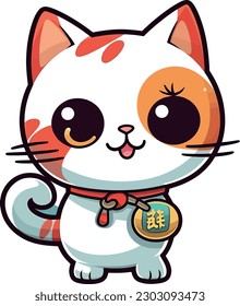 The lucky cat is considered as a lucky charm to attract wealth and prosperity