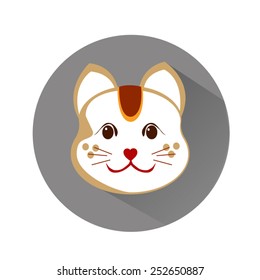 Lucky cat icon