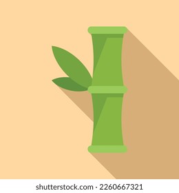 Lucky charm bamboo icon flat vector. Fortune year. Amulet luck