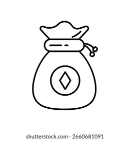 Lucky Charm Icono con fondo blanco Vector Ilustración de stock