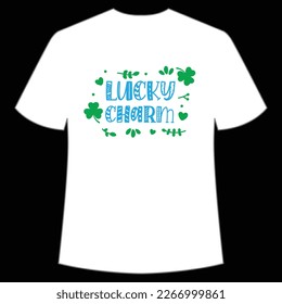 Lucky Charm, St. Patrick's Day Shirt Print Template, Lucky Charms, Irish, everyone has a little luck Typography Design