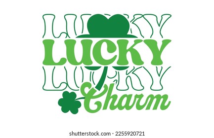 Lucky charm svg, St. Patrick's day svg. Retro St, Patrick's day svg, Retro St. Patrick's png, svg cut files, Retro St. Patrick's