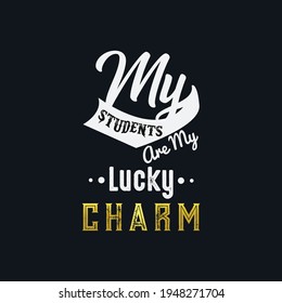 Lucky charm t shirt design template vector,best t shirt design