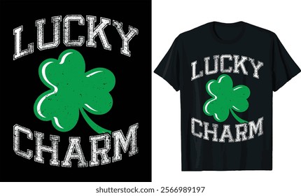 lucky charm t shirt design.St patricks day t shirt design