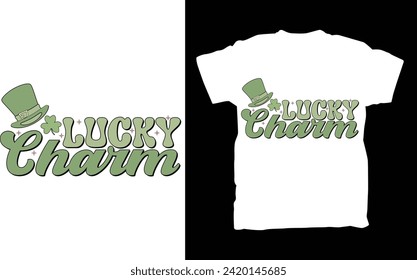 Lucky Charm T-shirt Design Retro Bundle