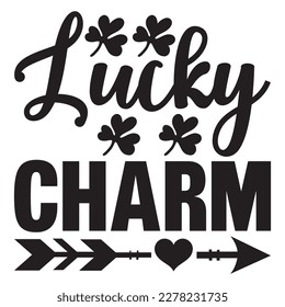 Lucky Charm T-shirt Design Vector File