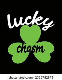 lucky chasm t shirt print template