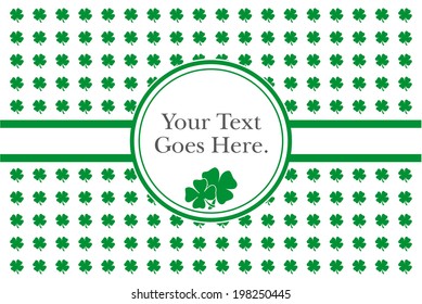 Lucky Clover Invitation
