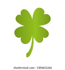 lucky clover isolated icon
