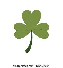 lucky clover isolated icon