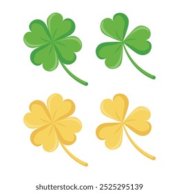 Lucky Clover Leaf Vector Illustration