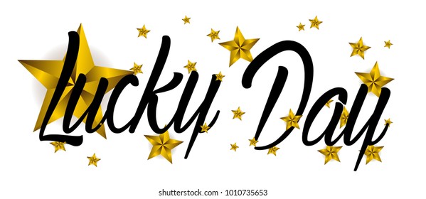 lucky day, beautiful greeting card