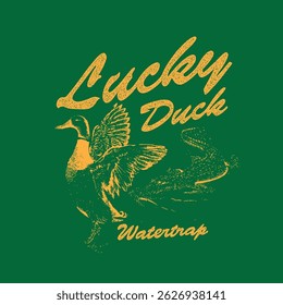 lucky duck can escape from crocodile