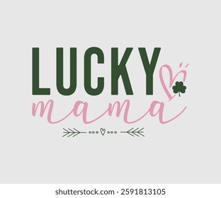 Lucky Family, T shirt, Happy St Patrick Day Design, Patrick's Day Saying, Shamrock Eps, Pinches Eps, Irish Eps, Funny St Patrick's, Instant Download