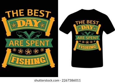 Lucky Fishing Apparel. Fisherman, I can't work today my arm is in a cast, Funny. Vintage Fisherman Sunset Design showing the excitement of catching a fish along with the peacefulness of the outdoors. 