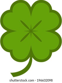 Lucky Four Leaf Irish Clover for St. Patrick's Day