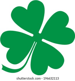 Lucky Four Leaf Irish Clover for St. Patrick's Day