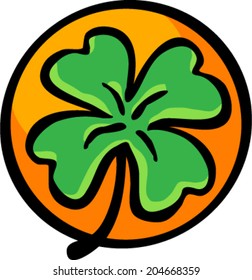 Lucky Four Leaf Irish Clover for St. Patrick's Day