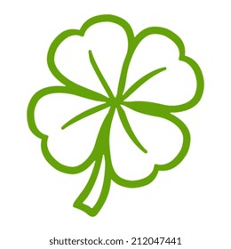 Lucky Four Leaf Irish Clover for St. Patrick's Day