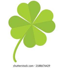 Lucky four leaf vector clover