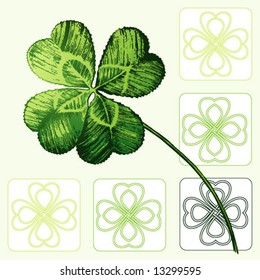 lucky four-leaf clover