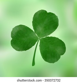 lucky four-leaf clover shamrock background