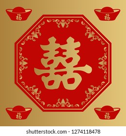 Lucky goods in Southeast Asia.
Cutting picture in China.
Blessed design.
Lucky piece for the Chinese New Year.
Chinese new luck good luck charm.
New Year design in Taiwan.